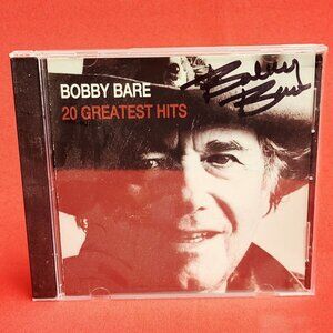 Bobby Bare 20 Greatest Hits CD 2011 Signed